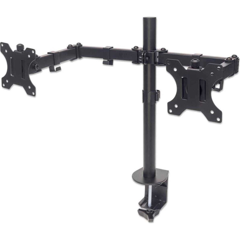 MANHATTAN Dual Desk Mount 13" - 32" Black