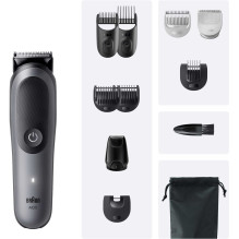 Braun AIO5560 plaukų kirpimo mašinėlė Juoda, pilka 14 ličio jonų Braun AIO5560 plaukų kirpimo mašinėlė Juoda, pilka 14 ličio jonų