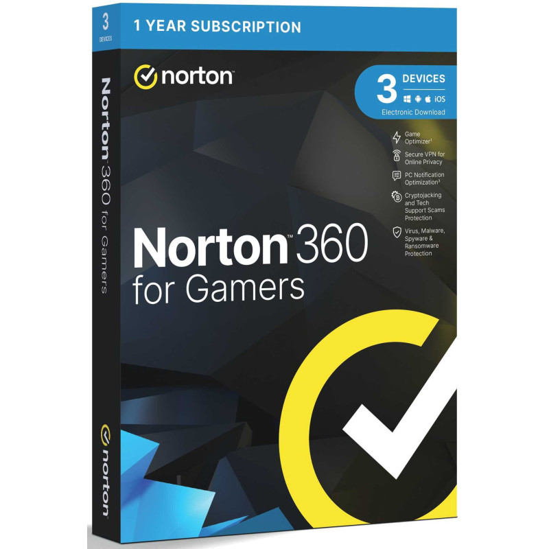 NORTON 360 For Gamers 50GB Anti-Virus 3PC 1Y