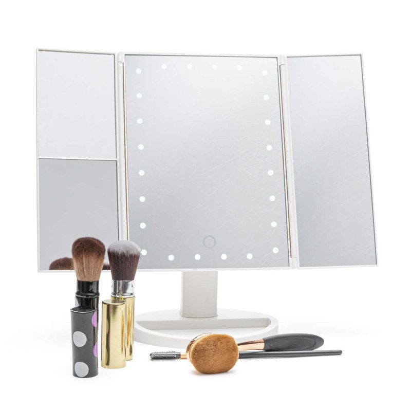 Rio MMFD-WH-EU / 1,3 24 LED Touch Dimmable Makeup Mirror, White