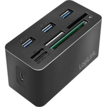 Logilink CR0046 USB 3.2 Juoda