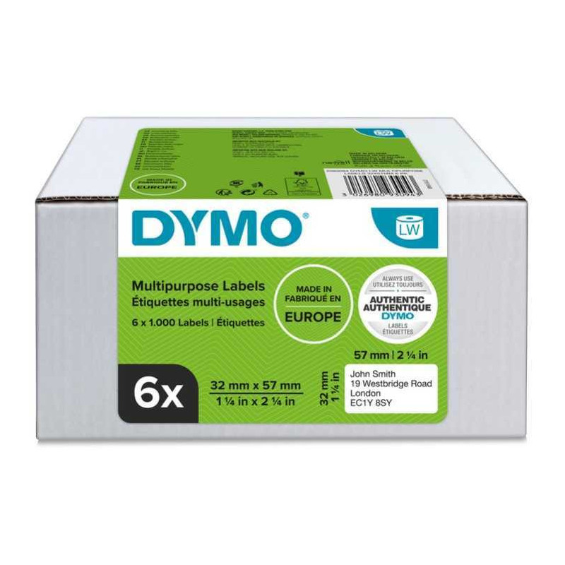 Dymo etiketė 6-Pack (2093094)