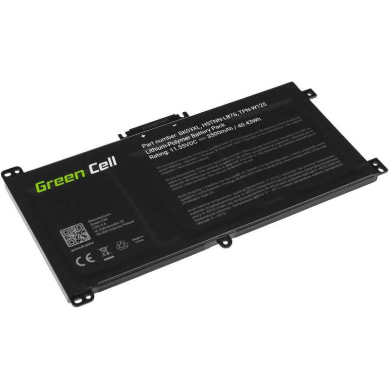 Green Cell Replacement Battery BK03XL