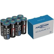 ANSMANN A23 speciālā baterija 23 A Sārma-mangāna 12 V 8 gab. - Baterija (1520-0015)