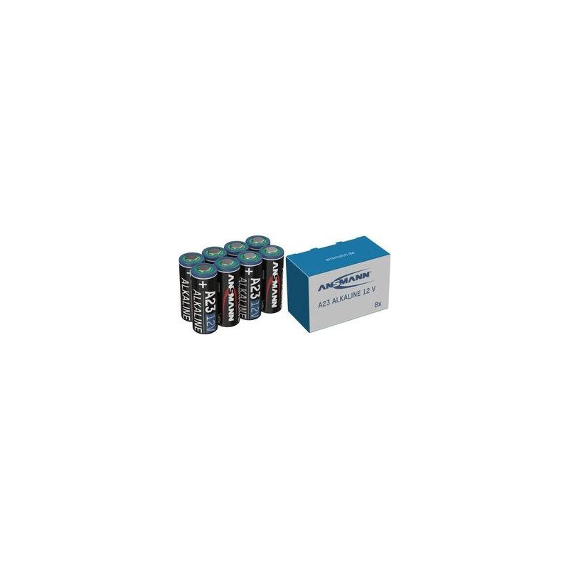 ANSMANN A23 speciālā baterija 23 A Sārma-mangāna 12 V 8 gab. - Baterija (1520-0015)