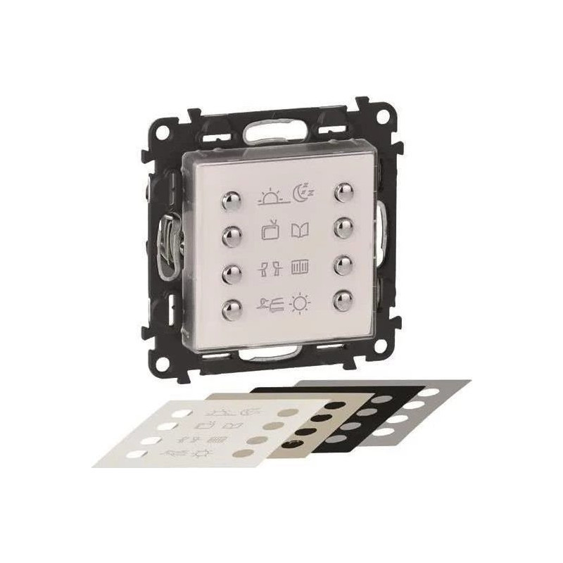 Legrand MyHome Szenariotaster 8-gang spiedpogu panelis 752199