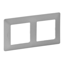 Legrand 754132 kontaktligzdas vāks / slēdža rāmis alumīnija krāsā