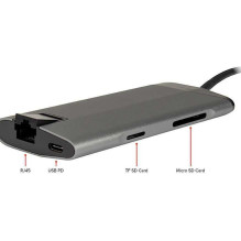 Inter-Tech GDC-802 USB-C 3.2 1 kartos Inter-Tech GDC-802 USB-C 3.2 1 kartos