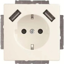 Busch-Jaeger SCHUKO-2x USB...