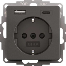gira SCHUKO USB barošanas...