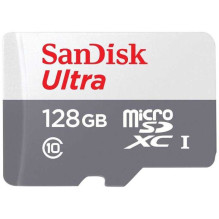 „Sandisk“ microSDXC 128GB UHS-I SDSQUNR-128G-GN3MA kortelė