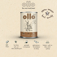 OLLO Pure Deer - wet dog food - 850 g OLLO Pure Deer - wet dog food - 850 g
