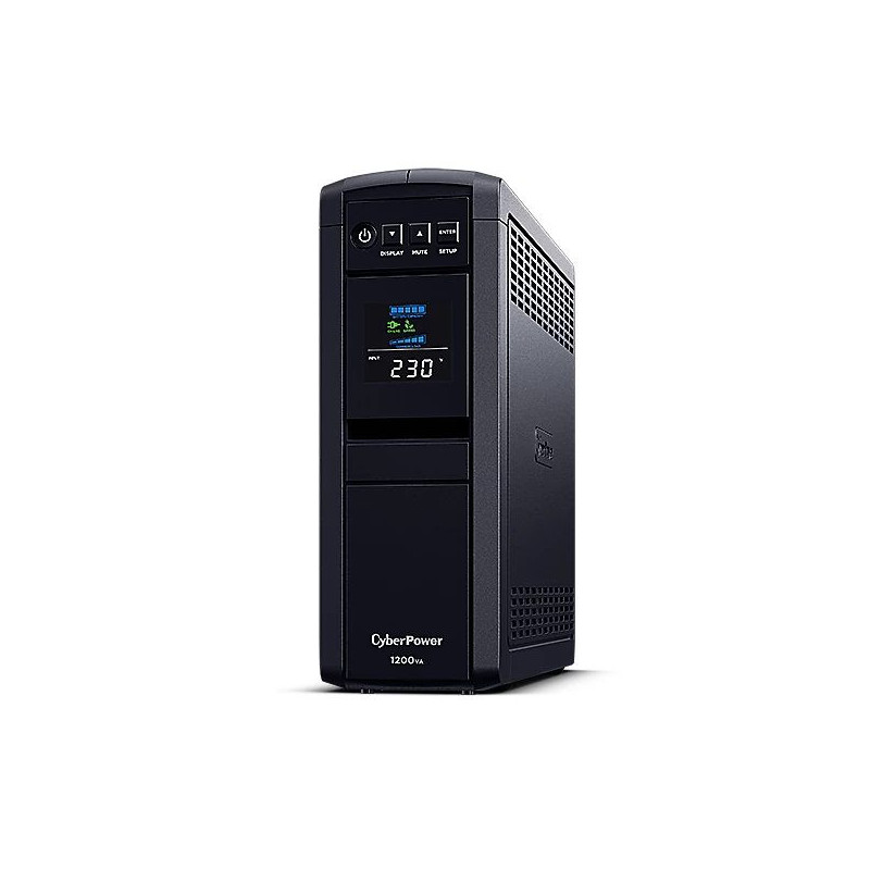 Nepārtrauktās barošanas avots CyberPower CP1200EIPFCLCD, Line-Interactive, 1.2 kVA, 720 W, 6 AC kontaktligzdas