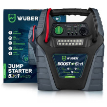 5-in-1 booster compressor with jump starter W14270 WUBER 5-in-1 booster compressor with jump starter W14270 WUBER