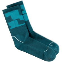 BUFF Merino MW Crew Socks MWC2 Socks, Blue-Turquoise L BUFF Merino MW Crew Socks MWC2 Socks, Blue-Turquoise L