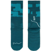 BUFF Merino MW Crew Socks MWC2 Socks, Blue-Turquoise L BUFF Merino MW Crew Socks MWC2 Socks, Blue-Turquoise L
