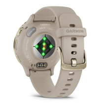 Garmin Venu 3S 3.05 cm (1.2") AMOLED 41 mm Digital 390 x 390 pixels Touchscreen Gold, Grey Wi-Fi GPS (satellite)