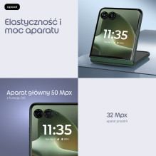 Motorola razr 70 plus 17.5 cm (6.9") Dual SIM Android 16.0 5G USB Type-C 12 GB 512 GB 4500 mAh Dark Green