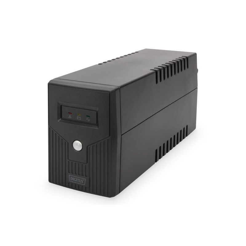 UPS DIGITUS DN-170063-B Line-Interactive 600 VA / 360 W, AVR, LCD, 2x Type F ligzdas, 7 Ah akumulators