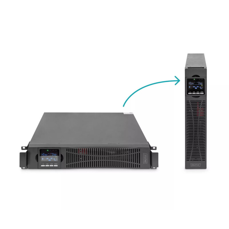 Digitus OnLine UPS sistēma 3000 VA 3000 W Dubultās pārveidošanas