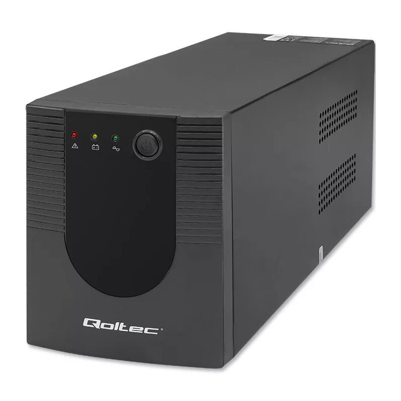 Qoltec UPS 53776 Line-Interactive 1.5 kVA 900 W 4 AC kontaktligzdas