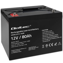 Qoltec Akumulator AGM , 12V...