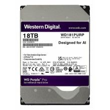 Pevný disk WD Purple Surveillance Pro 3,5" s kapacitou 18,0 TB, 7200 ot. / min, 512 MB vyrovnávacej pamäte, rozhran Pevný disk WD Purple Surveillance Pro 3,5" s kapacitou 18,0 TB, 7200 ot. / min, 512 MB vyrovnávacej pamäte, rozhran