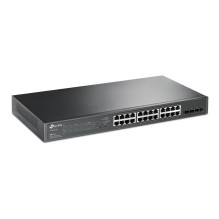 Jungiklis - TP-LINK Omada 28 prievadų gigabitinis išmanusis su 24 PoE+ prievadais juodas