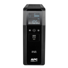 APC Back-UPS Pro 1200VA / 720W torņveida UPS, 230V, 8x IEC C13, tīrs sinusoidāls vilnis, AVR, USB A+C, LCD, nomaināms ak
