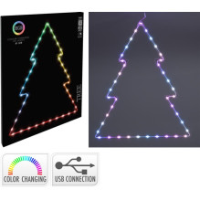 LED Fir Tree Decoration AVX000130 H60 cm, 48 cm, var. colors LED Fir Tree Decoration AVX000130 H60 cm, 48 cm, var. colors