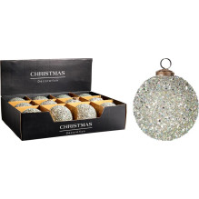 Christmas Tree toy A75202600, silver, glass