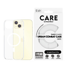 Telefono dėklas - CARE™ by PanzerGlass® Urban Combat dėklas iPhone 15 Plus MagSafe baltas Telefono dėklas - CARE™ by PanzerGlass® Urban Combat dėklas iPhone 15 Plus MagSafe baltas