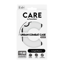 Telefono dėklas - CARE™ by PanzerGlass® Urban Combat Case Transparent iPhone 16 modelis 1361 Telefono dėklas - CARE™ by PanzerGlass® Urban Combat Case Transparent iPhone 16 modelis 1361