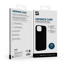 Telefono dėklas - ZAGG InvisibleShield Defence Case iPhone 13 / 14, 302011820, juodas Telefono dėklas - ZAGG InvisibleShield Defence Case iPhone 13 / 14, 302011820, juodas