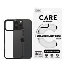 Telefono dėklas - CARE™ by PanzerGlass® Urban Combat dėklas, iPhone 16 Pro Max, modelis 1364, skaidrus Telefono dėklas - CARE™ by PanzerGlass® Urban Combat dėklas, iPhone 16 Pro Max, modelis 1364, skaidrus