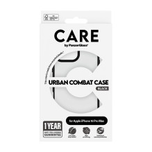 Telefono dėklas - CARE™ by PanzerGlass® Urban Combat dėklas, iPhone 16 Pro Max, modelis 1364, skaidrus Telefono dėklas - CARE™ by PanzerGlass® Urban Combat dėklas, iPhone 16 Pro Max, modelis 1364, skaidrus