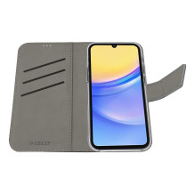 Telefono dėklas - Celly Wally1060 Galaxy A15 dėklas juodas