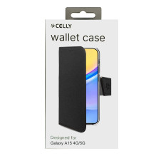 Telefono dėklas - Celly Wally1060 Galaxy A15 dėklas juodas