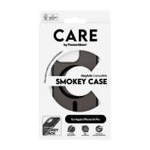 Telefono dėklas - CARE™ by PanzerGlass® dūminis dėklas, skirtas iPhone 16 Pro, MagSafe, juodas, modelis 1350 Telefono dėklas - CARE™ by PanzerGlass® dūminis dėklas, skirtas iPhone 16 Pro, MagSafe, juodas, modelis 1350
