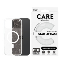 Telefono dėklas - CARE™ by PanzerGlass® "Star Lit" dėklas 1344 White su "MagSafe", skirtas iPhone 16 Telefono dėklas - CARE™ by PanzerGlass® "Star Lit" dėklas 1344 White su "MagSafe", skirtas iPhone 16