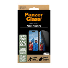 Ekrano apsauga - PanzerGlass P2862 iPhone 16 Pro dvipusis privatumas