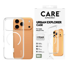 Telefono dėklas - PanzerGlass CARE™ Urban Explorer CR29887 skaidrus baltas "MagSafe" dėklas, skirtas iPhone 17