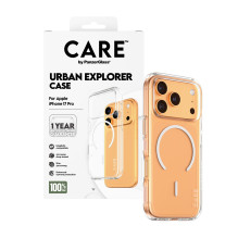 Telefono dėklas - PanzerGlass CARE™ Urban Explorer CR29887 skaidrus baltas "MagSafe" dėklas, skirtas iPhone 17