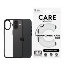 Telefono dėklas - CARE™ by PanzerGlass® "Urban Combat" dėklas, skirtas iPhone 16 Plus, skaidrus Telefono dėklas - CARE™ by PanzerGlass® "Urban Combat" dėklas, skirtas iPhone 16 Plus, skaidrus