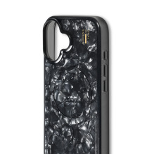 Telefono dėklas - Ideal of Sweden iPhone 16 MagSafe dizainerio perlamutrinis juodas