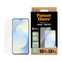 Ekrano apsauga - PanzerGlass Samsung Galaxy S25 FE 5G itin plataus pritaikymo su EasyAligner Ekrano apsauga - PanzerGlass Samsung Galaxy S25 FE 5G itin plataus pritaikymo su EasyAligner