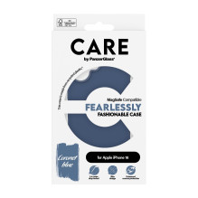 Telefono dėklas - CARE™ by PanzerGlass® dėklas su MagSafe, skirtas iPhone 16, mėlynas
