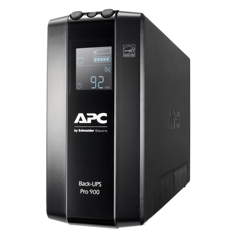 APC Back-UPS PRO BR900MI - 900VA / 540W, 6x C13, line-interaktīvs UPS ar LCD