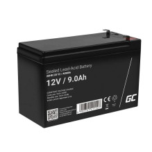 Green Cell AGM06 — 12 V 9 Ah VRLA akumulators UPS sistēmām