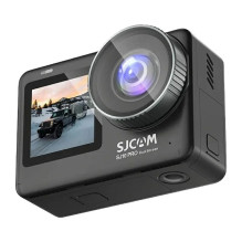 Veiksmo kamera - SJCAM SJ10 Pro dviejų ekranų 4K 60 FPS 12 MP 6 ašių stabilizavimas "Wi‑Fi" USB-C 30 m